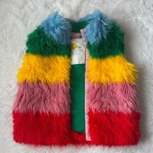 Mini Boden Kids Faux Fur Vest